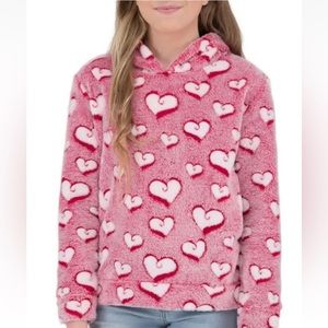 Boston Traders Hoodie Girls 5/6 Long Sleeve Pullover Plush Hoodie